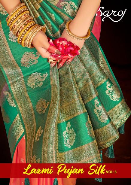 Saroj Laxmi pujan silk vol.3 50*600 silk saree
