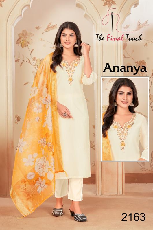 the final touch ananya roman readymade unique combo suit for womens 