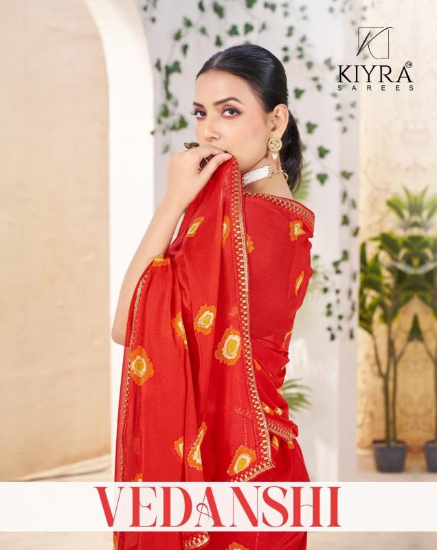 vedanshi by kiyra amazing dull moss silk sarees exports 