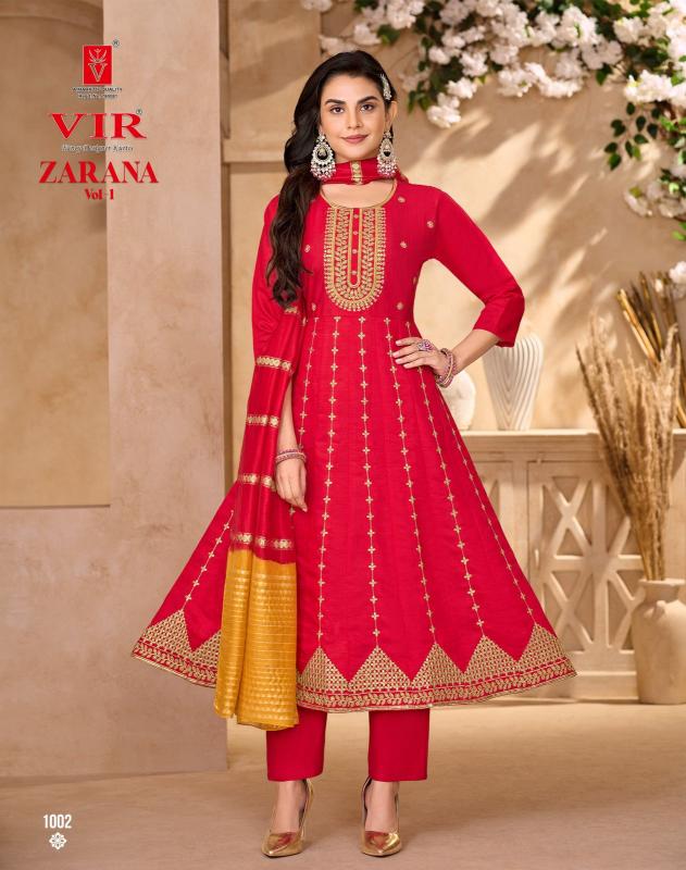 vir presents zarana vol 1 vertical fully stitch traditional salwar kameez 