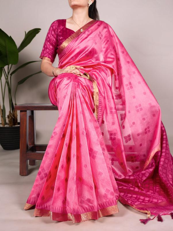 ynf7418 jacquard silk patola print shop trendy fancy sarees 