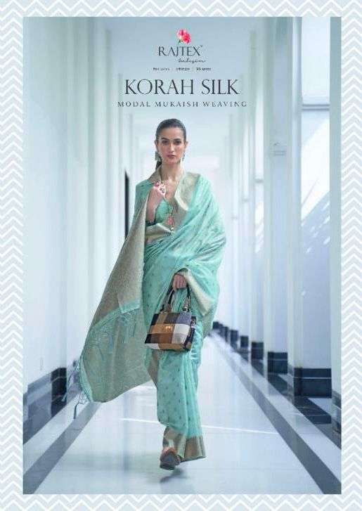 korah silk by rajtex 241001-241006 series exclusive fancy saree