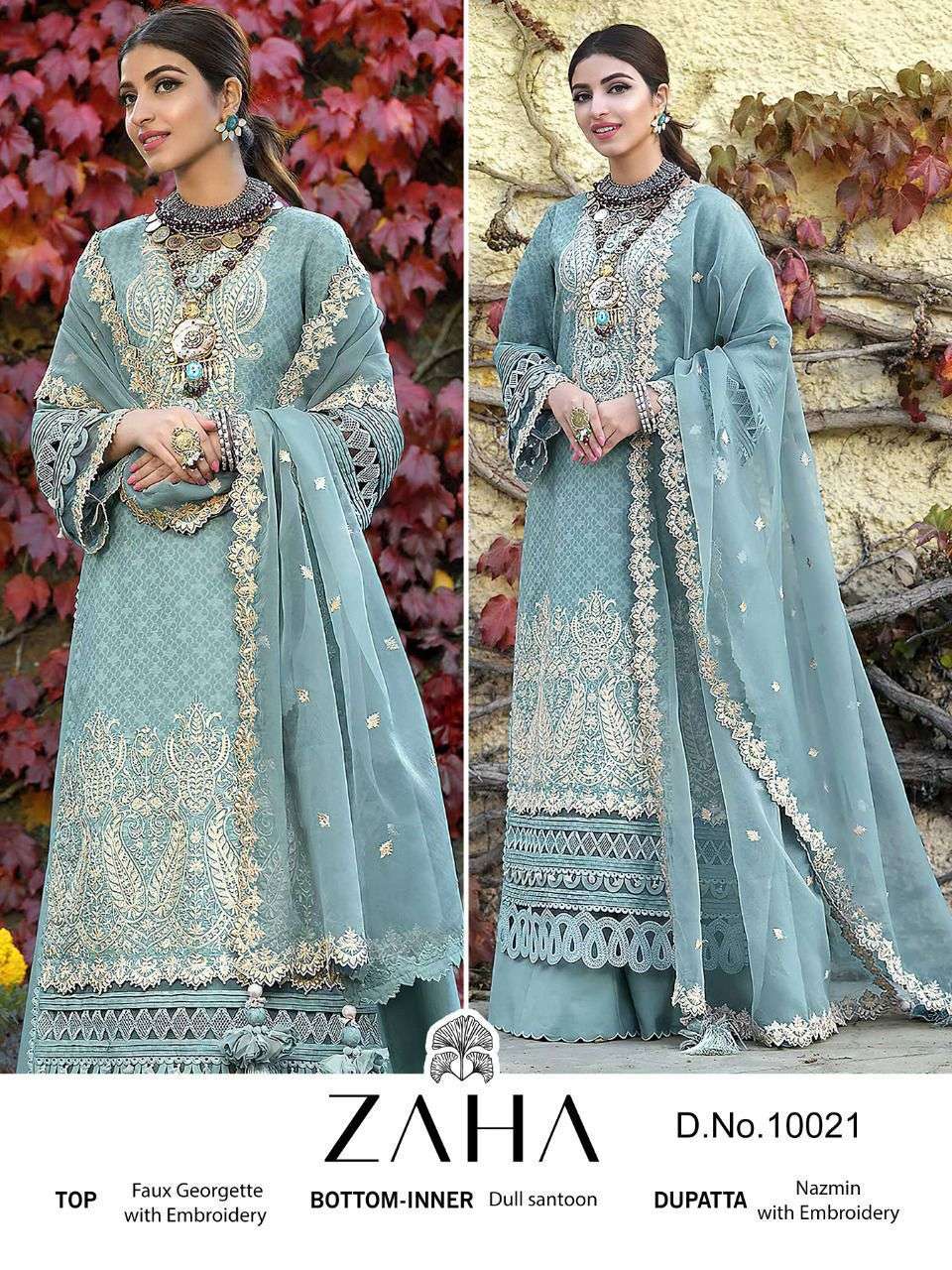zaha 10021 pakistani single design dress best rate 