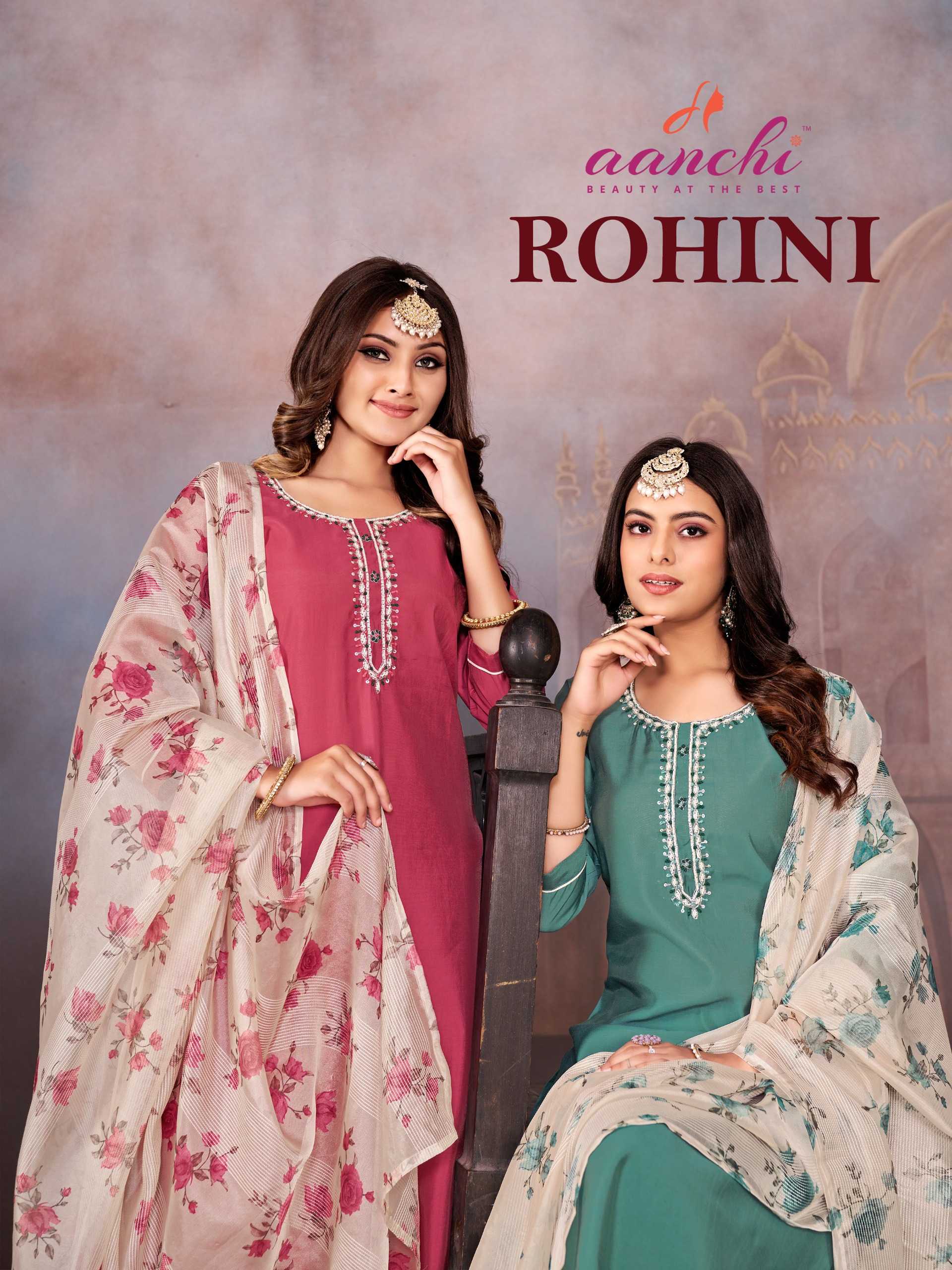 aanchi rohini elegant fullstitch salwar kameez with digital print dupatta