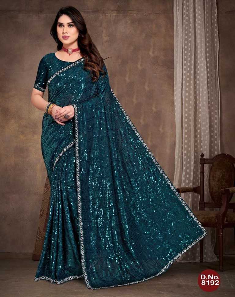 pr 8192 bridal wear brand new sequence work sarees supplier