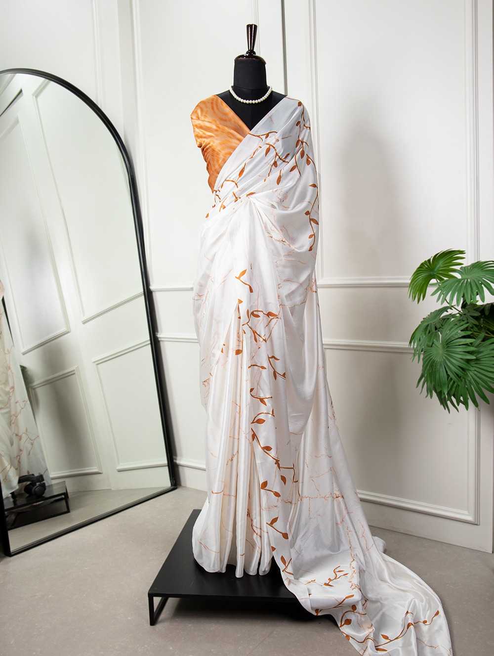 pr ynf7003 party wear satin digital print fancy sarees