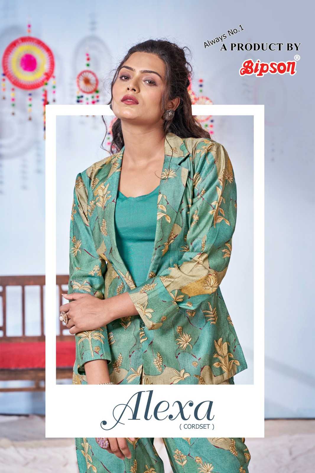 bipson alexa 1002 fancy wear chanderi silk saree collection