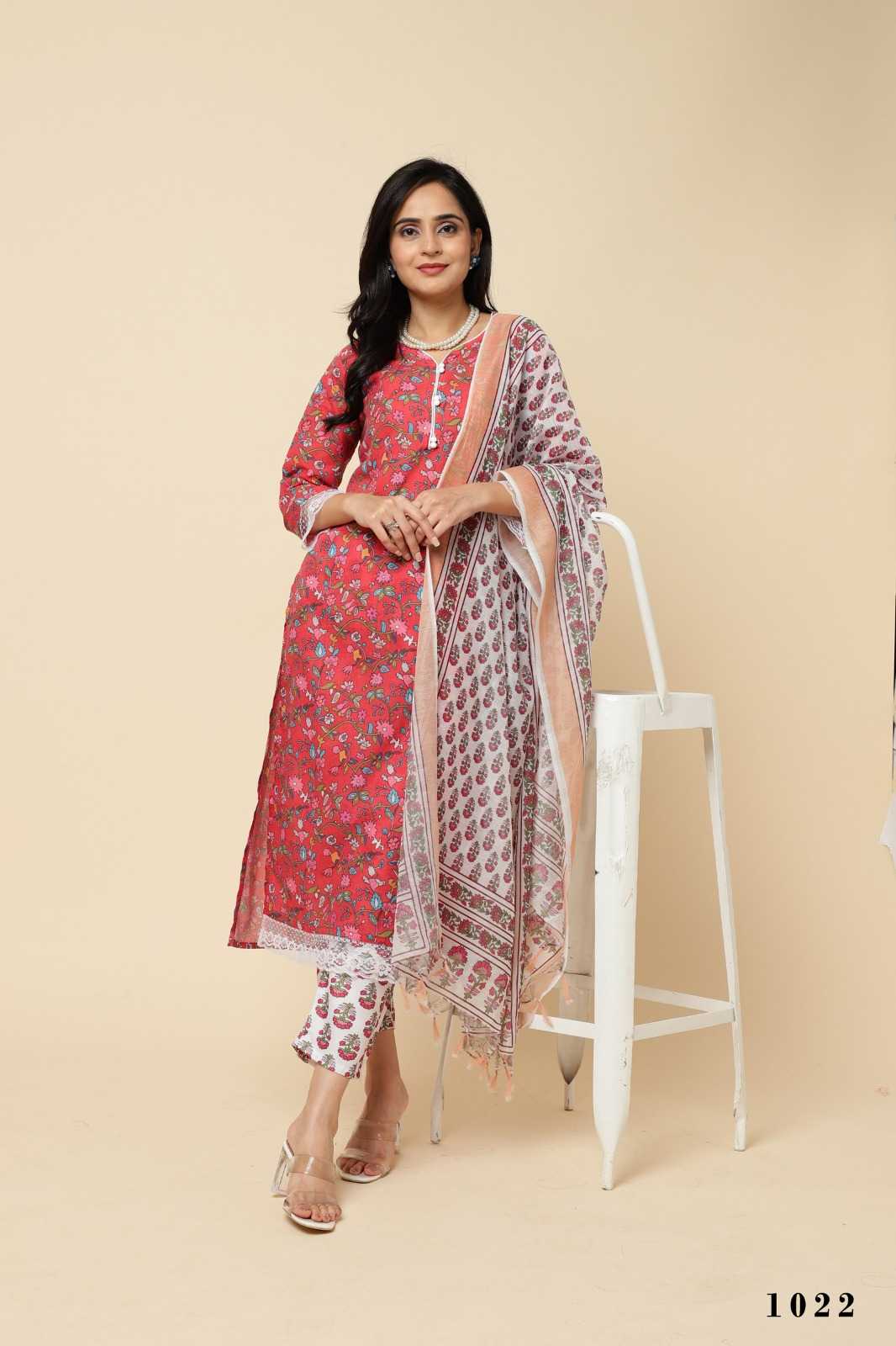 tanisha vol 3 by p r cotton print comfortable salwar kameez