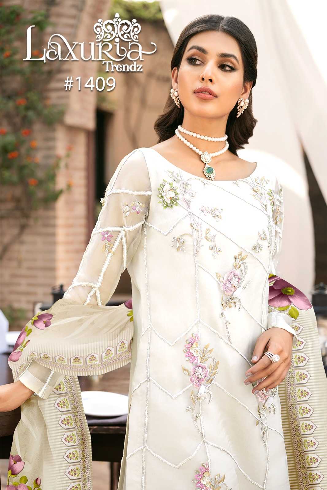 laxuria trendz 1409 occasion wear stylish fully stitch kurti bottom dupatta