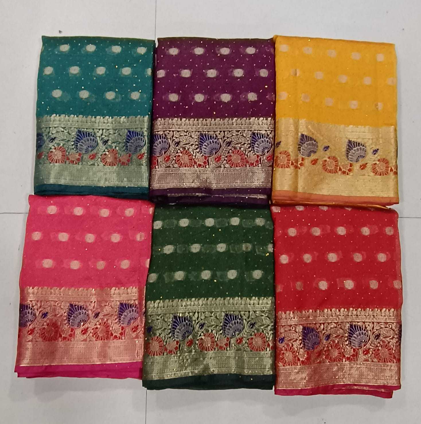 pr uno silk fashionable organja silk with sarojaki saree wholesaler