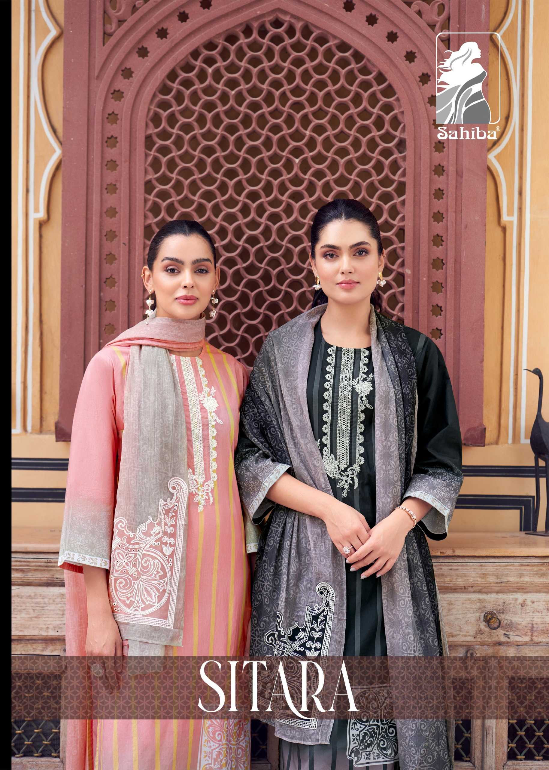 sahiba sitara function wear pure cotton lawn Pakistani salwar kameez