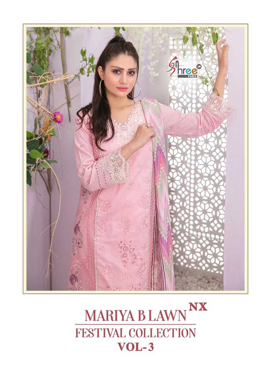 shree fab mariya b lawn festival collection vol 3 nx designer pakistani salwar suit