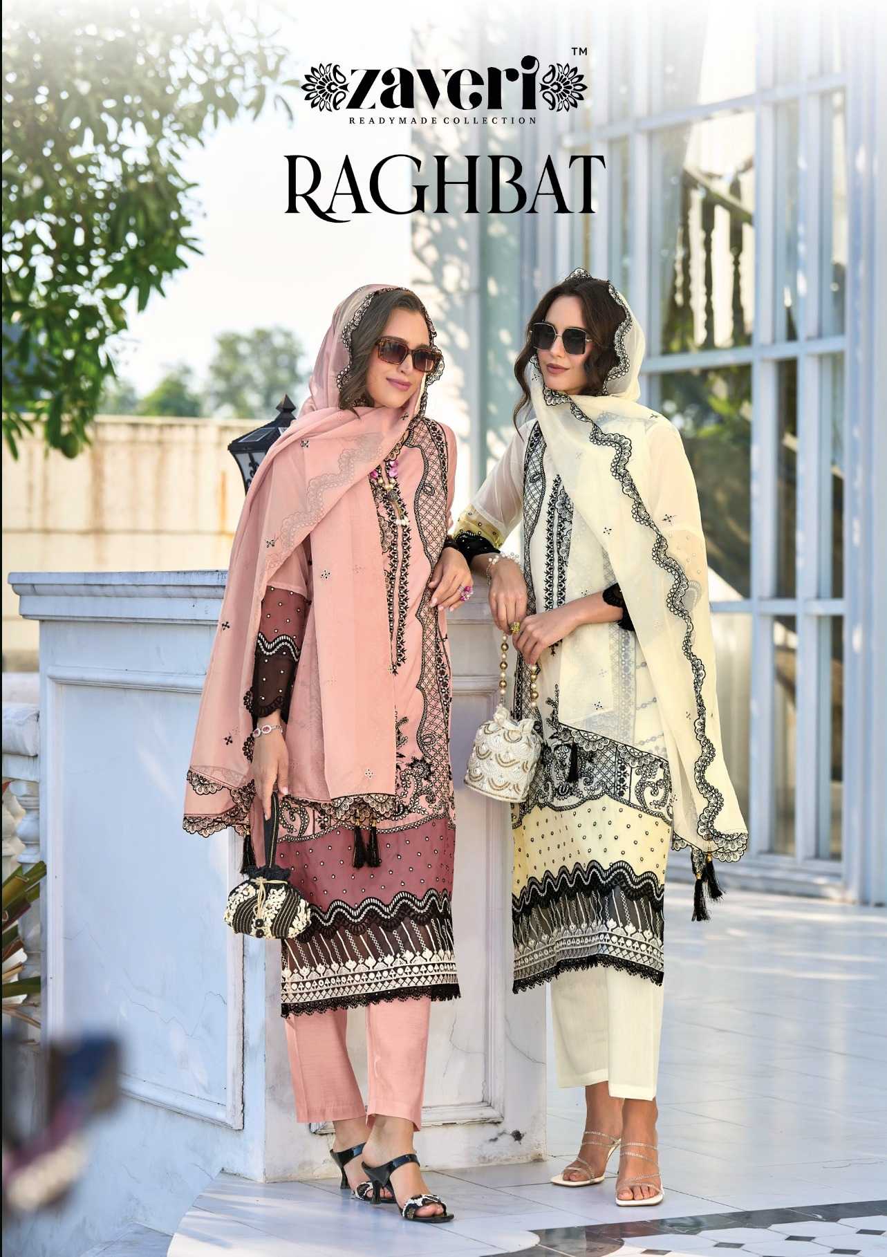 zaveri present raghbat occasion premium dress soft organza with fancy embroidery Pakistani full stitch salwar suit   