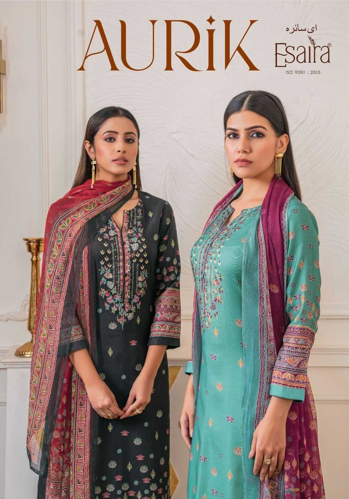 esaira aurik unique digital print pashmina ladies salwar suits