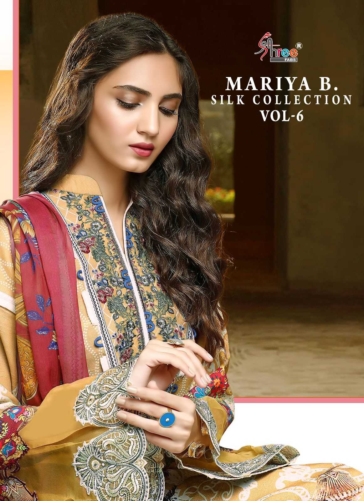 maria b silk collection vol 6 by shree fabs japan satin daily wear pakistani suit