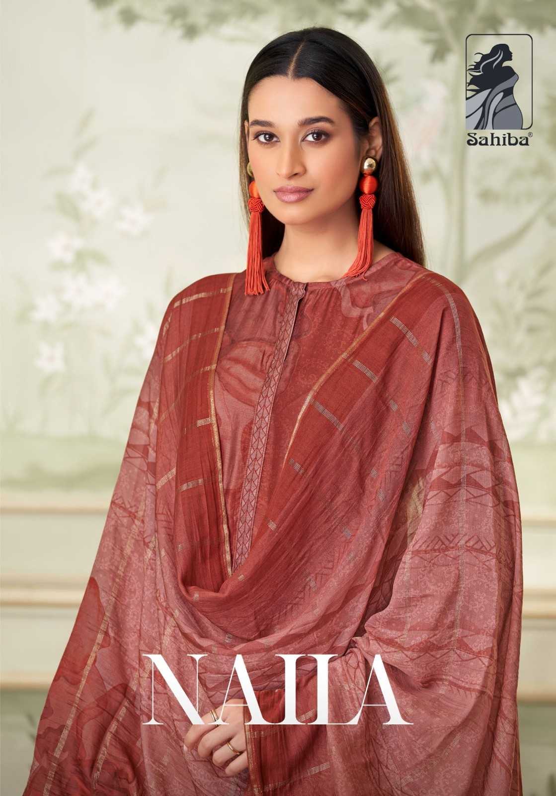 naila by sahiba unique muslin silk new trendy dress material 