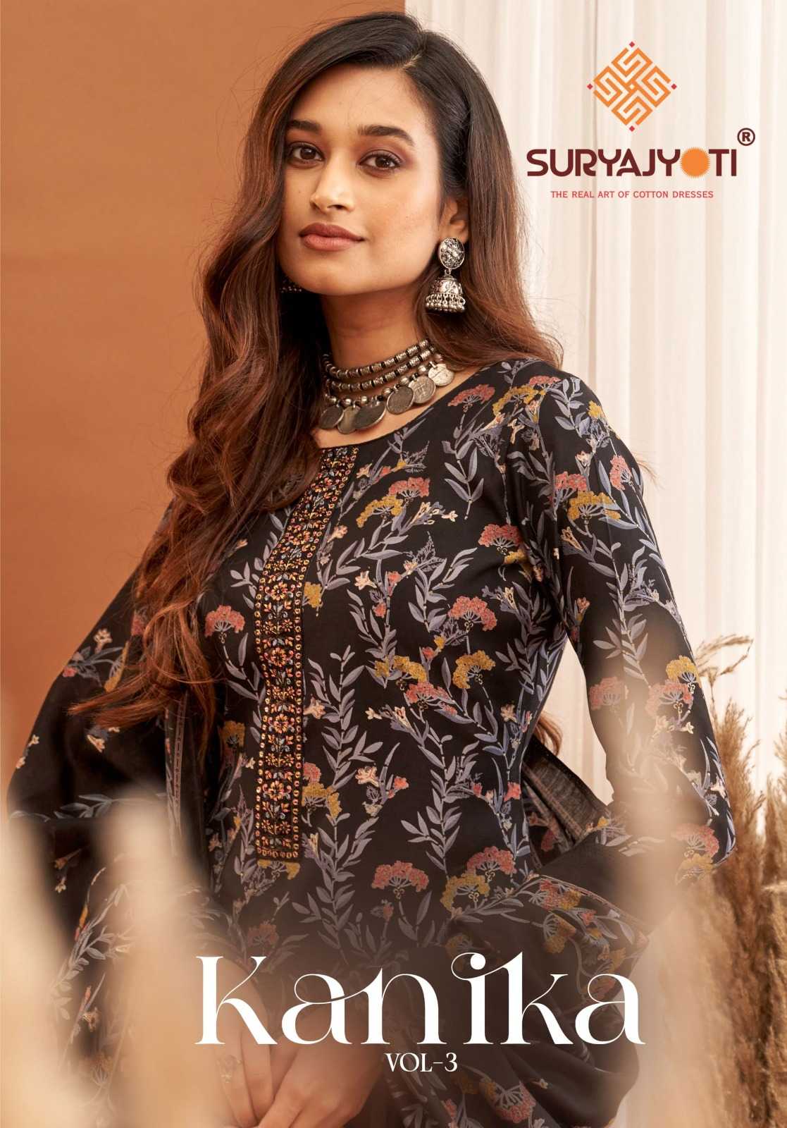 suryajyoti kanika vol 3 modal discharge print casual unstitch salwar suit 