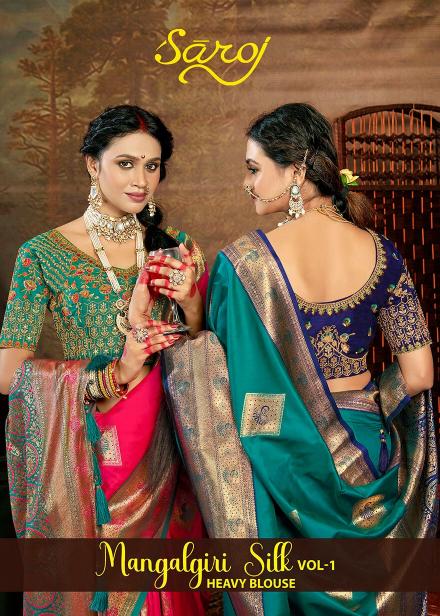 Saroj Mangalgiri silk vol.1 50*600 Silk saree