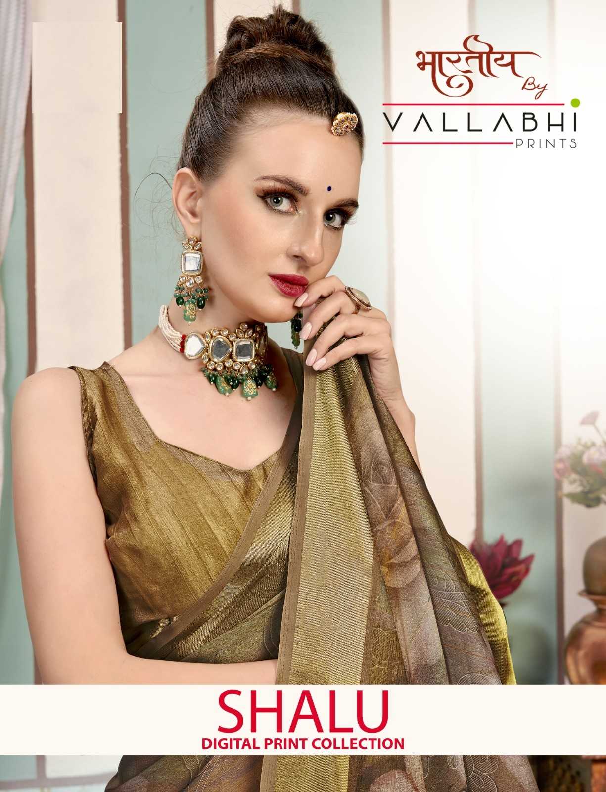 shalu by vallabhi prints moss georgette unique print saree for women