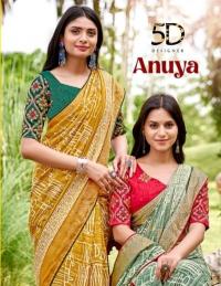 anuya by 5d designer beautiful soft silk trendy saree collection