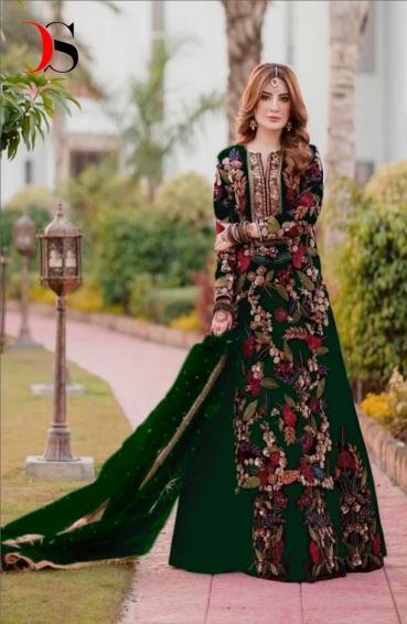 hit design 108 by deepsy suits embroidery work winter wear velvet suits