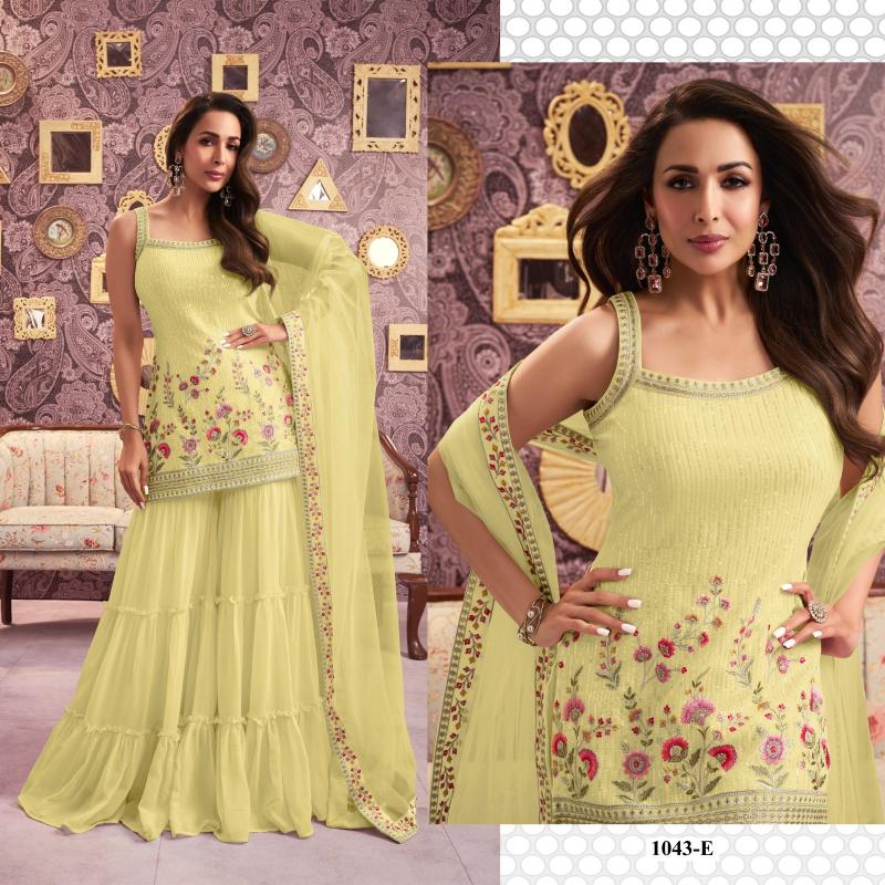 PR 9STAR FASHION YASMIN FANCY DESIGNER FUX GEORGETTE SUITS