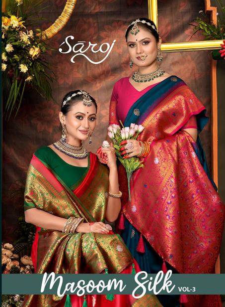 Saroj Masoom silk vol.3 50*600 silk saree 