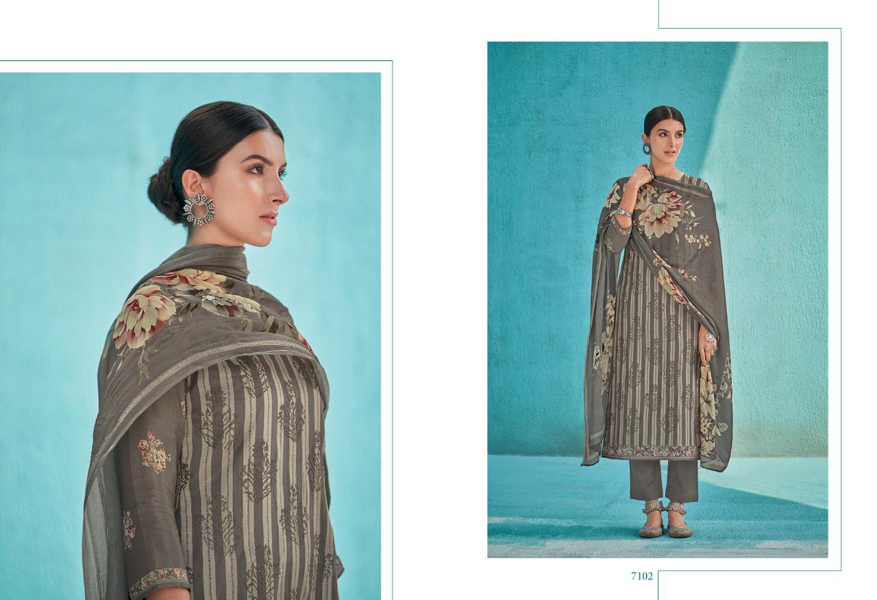 Kimora Launch Heer Lakeer Cotton Silk Digital Print Looking Stunning Suit