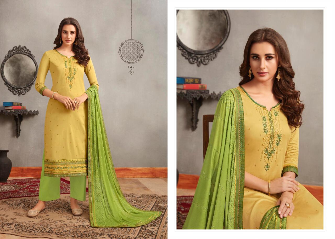 Triple Aaa Khushboo 141-146 Series Fancy Ladies Suits Traditional Wear