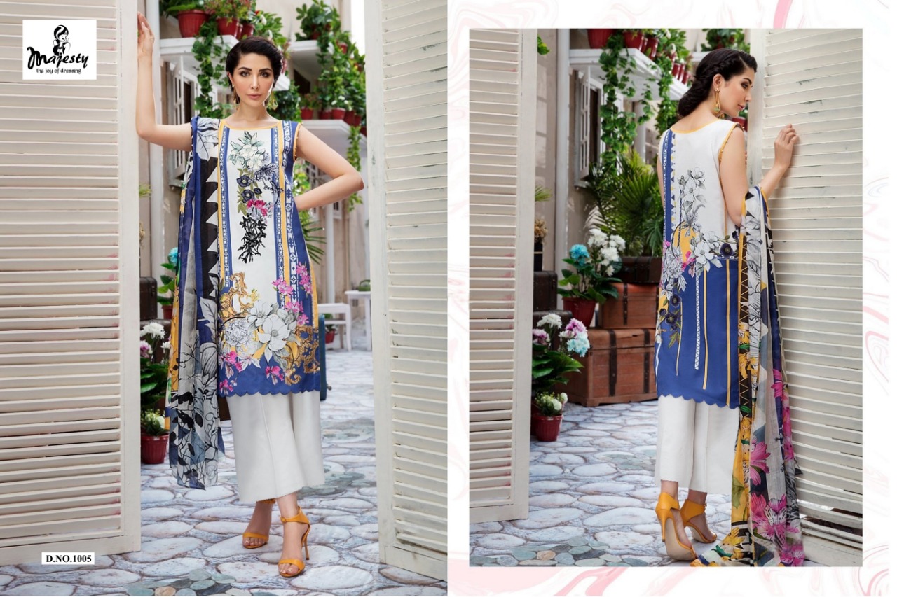 Majesty Launch Firdous Exclusive Lawn Cambric Pakistani Casual Dress ...