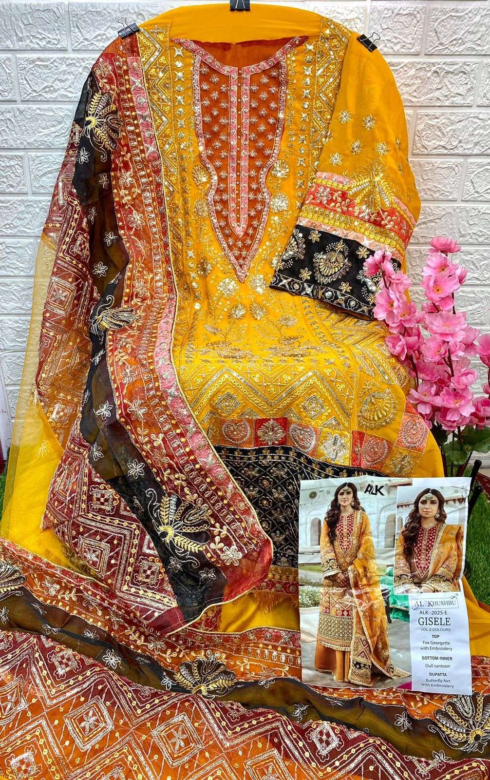 al khushbu alk 2025 single design pakistani dress with real pic and video