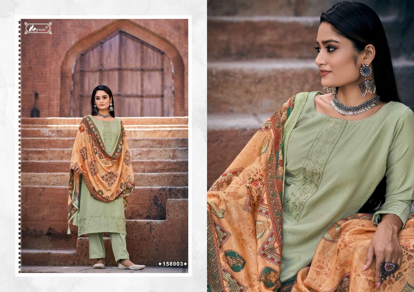 shisha by kesar woven silk jacquard fancy dresses supplier